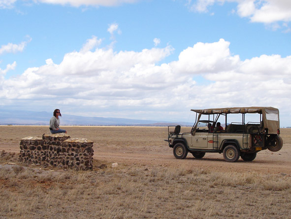 Lauren Johansson - a quick pitstop while on safari in Kenya